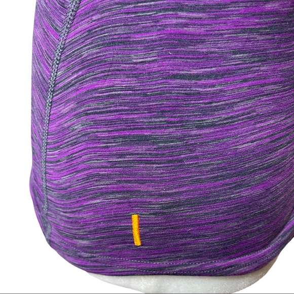 Lucy Athletic Purple Space Dye Strappy Athleisure size S - Picture 3 of 7